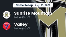 Recap: Sunrise Mountain  vs. Valley  2022