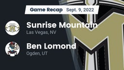 Recap: Sunrise Mountain  vs. Ben Lomond  2022