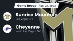 Recap: Sunrise Mountain  vs. Cheyenne  2023