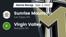 Recap: Sunrise Mountain  vs. ****** Valley  2023