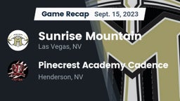 Recap: Sunrise Mountain  vs. Pinecrest Academy Cadence 2023