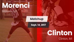 Matchup: Morenci vs. Clinton  2017