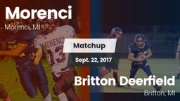 Matchup: Morenci vs. Britton Deerfield 2017