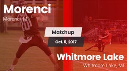 Matchup: Morenci vs. Whitmore Lake  2017
