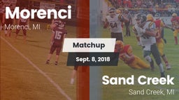 Matchup: Morenci vs. Sand Creek  2018