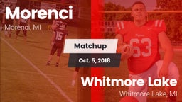 Matchup: Morenci vs. Whitmore Lake  2018