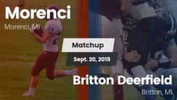 Matchup: Morenci vs. Britton Deerfield 2019