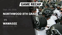 Recap: NorthWood  8th grade vs. Wawasee  2016