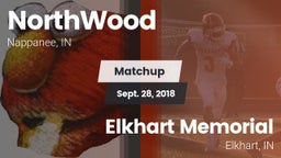Matchup: NorthWood vs. Elkhart Memorial  2018