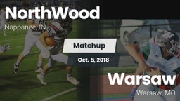 Matchup: NorthWood vs. Warsaw  2018