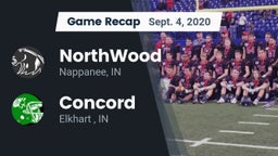 Recap: NorthWood  vs. Concord  2020