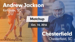 Matchup: Andrew Jackson HS vs. Chesterfield  2016