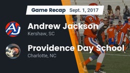 Recap: Andrew Jackson  vs. Providence Day School 2017