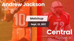 Matchup: Andrew Jackson HS vs. Central  2017