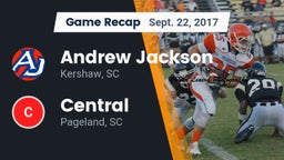 Recap: Andrew Jackson  vs. Central  2017