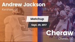 Matchup: Andrew Jackson HS vs. Cheraw  2017