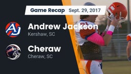 Recap: Andrew Jackson  vs. Cheraw  2017