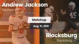 Matchup: Andrew Jackson HS vs. Blacksburg  2018