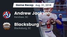 Recap: Andrew Jackson  vs. Blacksburg  2018