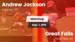Matchup: Andrew Jackson HS vs. Great Falls  2018