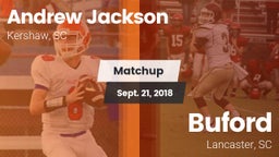 Matchup: Andrew Jackson HS vs. Buford  2018