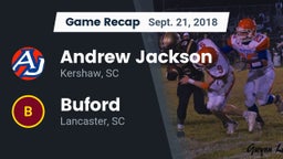 Recap: Andrew Jackson  vs. Buford  2018