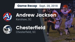 Recap: Andrew Jackson  vs. Chesterfield  2018