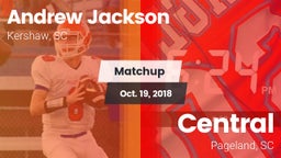Matchup: Andrew Jackson HS vs. Central  2018