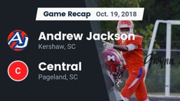 Recap: Andrew Jackson  vs. Central  2018