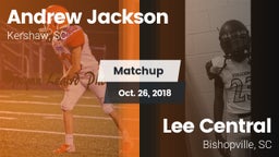 Matchup: Andrew Jackson HS vs. Lee Central  2018