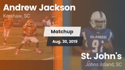 Matchup: Andrew Jackson HS vs. St. John's  2019