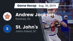 Recap: Andrew Jackson  vs. St. John's  2019