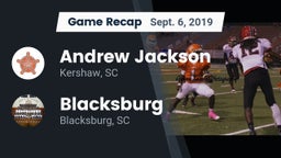 Recap: Andrew Jackson  vs. Blacksburg  2019