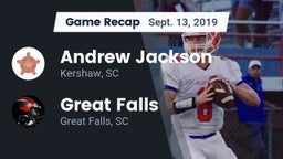 Recap: Andrew Jackson  vs. Great Falls  2019