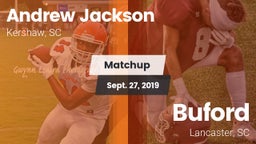 Matchup: Andrew Jackson HS vs. Buford  2019