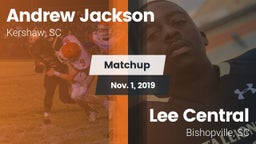 Matchup: Andrew Jackson HS vs. Lee Central  2019