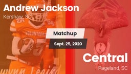 Matchup: Andrew Jackson HS vs. Central  2020