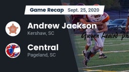 Recap: Andrew Jackson  vs. Central  2020