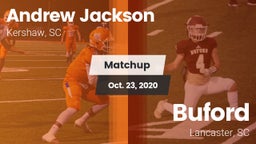 Matchup: Andrew Jackson HS vs. Buford  2020