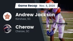 Recap: Andrew Jackson  vs. Cheraw  2020