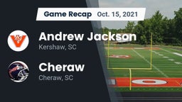 Recap: Andrew Jackson  vs. Cheraw  2021