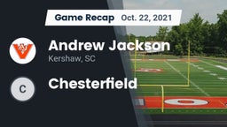 Recap: Andrew Jackson  vs. Chesterfield  2021