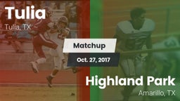 Matchup: Tulia vs. Highland Park  2017