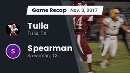 Recap: Tulia  vs. Spearman  2017