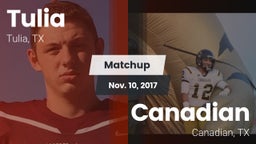 Matchup: Tulia vs. Canadian  2017