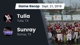 Recap: Tulia  vs. Sunray  2018