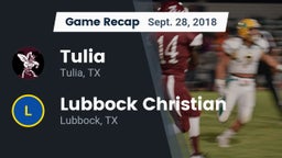 Recap: Tulia  vs. Lubbock Christian  2018