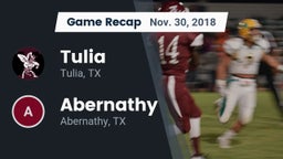 Recap: Tulia  vs. Abernathy  2018