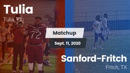 Matchup: Tulia vs. Sanford-Fritch  2020