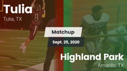 Matchup: Tulia vs. Highland Park  2020